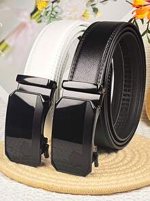 Cinturón de hebilla de aleación de 1,38 pulgadas de ancho, con elementos de parche de patrón geométrico, hebilla de aleación de alta calidad, cinturón ajustable de trinquete, adecuado para el transporte diario, salidas casuales, regalos de vacaciones, múltiples ocasiones