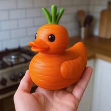 Whimsical Vegetable Duck Resin Craft - 蘑菇鴨A - 查看 3