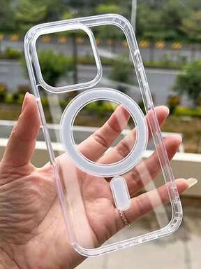 Sanrio Şeffaf Yumuşak Jel Manyetik Şarj Kutusu | Manyetik Şarj ile Uyumlu, Darbeye Dayanıklı ve İnce, Apple ile Uyumlu