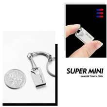 Metal USB 2.0 Flash Drive With Keychain – 16GB/32GB/64GB, Water Resistant And Compact - 16G - 查看 5