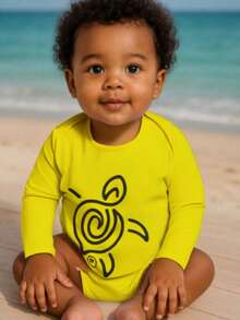 BABY BODYSUIT UV50+ PROTECTION - Amarillo - Ver 5