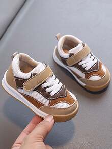 Weiche Anti-Rutsch Baby Sportschuhe, geeignet für 0-4 Jahre alte Jungen & Mädchen für drinnen/Outdoor, Kleinkind Laufschuhe mit Klettverschluss Design, bequeme & praktische Baby Freizeitschuhe, Frühling/Herbst