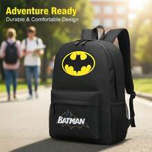 Warner Bros 3pcs WB Backpack Set, Casual Backpack, Fashion Student Backpack With Printed Pattern, Large Capacity Outdoor Backpack, Cute Cartoon Backpack, Suitable For Back To School, Halloween, Christmas Gifts - Multicolor - View 5