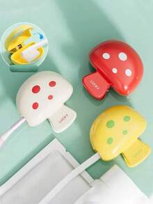 1/2件电动牙刷头保护套，便携式牙刷头收纳盒，卡通牙刷头套，适合旅行和居家使用，防尘透气 - 彩色 - 查看 12