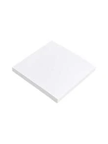 50 قطعة/عبوة من لوحات الخلط الورقية البيضاء القابلة للتخلص منها لفن الأظافر، لوحات الرسم ذات الجانبين المقاومة للماء والتدرج اللوني، خيارات 3 أحجام، مناسبة لصالونات الأظافر