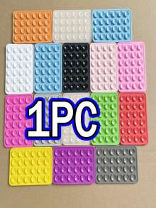 4/3pcs Double-Sided Thickened Silicone Phone Sticky Grip, Non Slip Silicon Adhesive Phone Stand Sticky Phone Case Mount Hands-Free Phone Accessories Holder For Selfies And Videos,1/2/5/8/10/20pcs,Multifunctional Phone Accessory ,Fits All Models