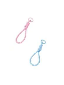 1条可爱撞色手机挂绳编织短钥匙扣，手机吊坠，水杯挂绳，材质舒适，经久耐用不易断裂，适合工作、旅行、通勤、购物、居家使用，可赠送朋友、家人、同事，亦可作为节日礼物或纪念品。 - 彩色 - 查看 31