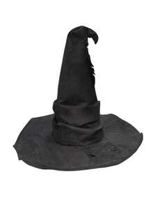 1pc Charming Witch Hat With Patch, Plush Hat For Christmas Party, Halloween Dance Performance Costume, Headwear Prop For Masquerade Ball, Holiday Gathering, Outdoor Activities, Ideal Gift - Multicolor - View 10