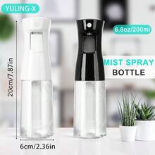 Spray Bottles Hair, Continuous Spray Bottle Used Hair Design, Plants, Cleaning, Hair Care And Skin Care, Etc. U2013 Empty, Reusable White+Black