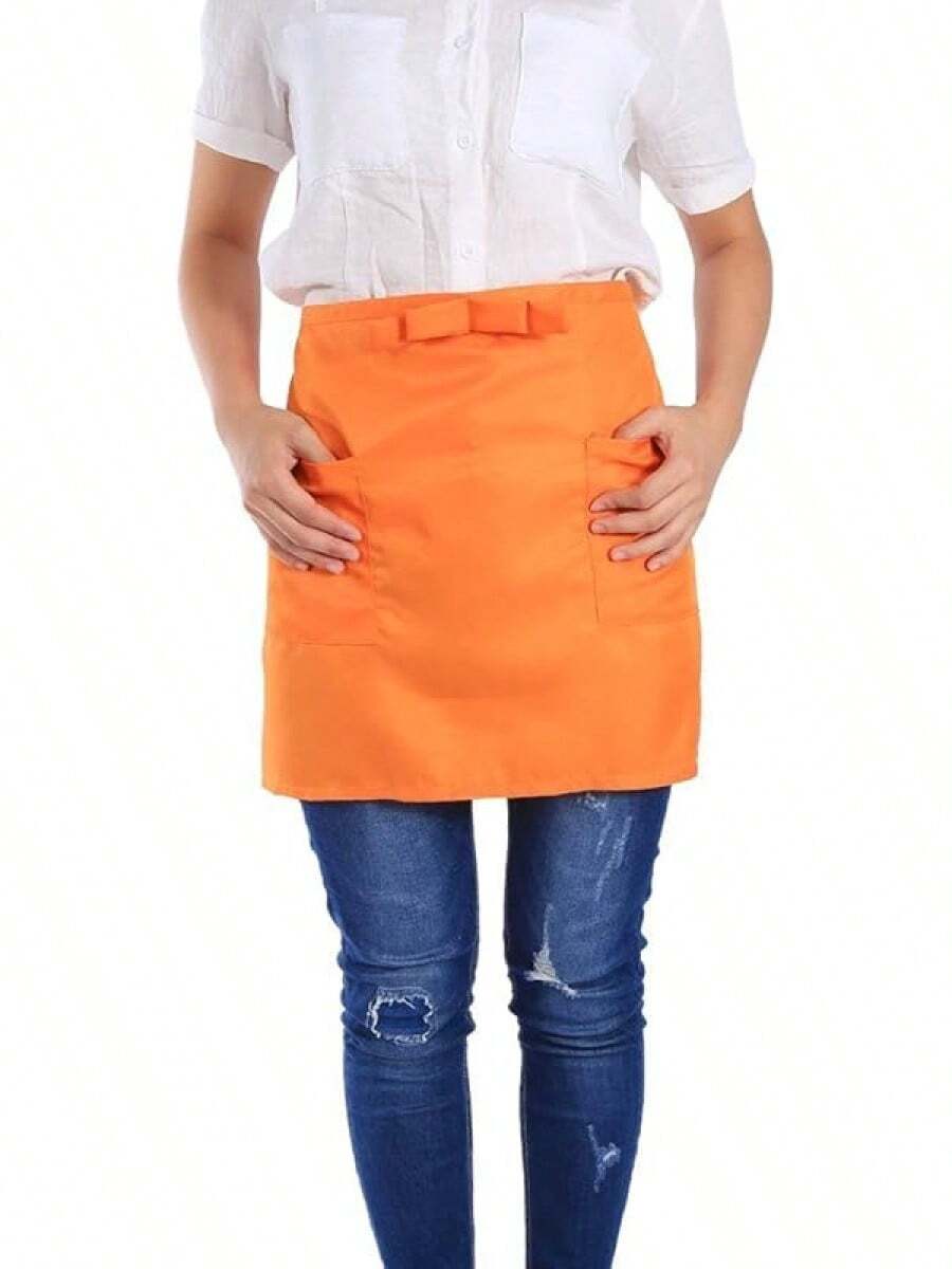Aprons - オレンジ - チェックする 1