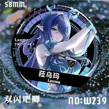 1pc & Song Of The Welkin Moon Character Merchandise - Song Of The Welkin Moon PV Character Badges (Fatui, Frostbearer, Witches, Knights Of Favonius, Abyss Order, Treasure Hoarders, Snezhnayan Sprites, Adventurers' Guild, Birthday Gift, Holiday Gift, Christmas Gift) - Multicolor - View 3