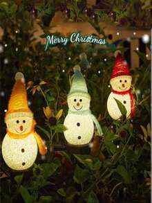 Luces solares para el jardín, paisaje de resina LED, atmósfera de patio, árboles de Navidad iluminados, muñecos de nieve, luces de piso navideñas, decoración navideña, decoración XMAS, decoración de árboles de Navidad, regalos, decoración de Acción de Gracias, decoración de bodas, decoración del hogar, decoración de otoño, decoración de cumpleaños para regalos, suministros para fiestas, interior y exterior, jardín, decoración de festivales, decoración de Halloween, decoración de pared, adornos de Halloween