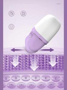 Dual Head Ice Roller And Compressor - Manual Face And Head Massager With Cooling To Relax Muscle Tension, No Batteries Required, Light Brown Color Treatment Tool, Face Ice Roller, Skincare Daily Use Enhancer, Ergonomic Design, Construction For Home, Christmas Gift, Back To School Season Gift, Valentine's Day Gift