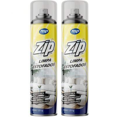 Limpa Estofados Espuma Mágica Spray Zip Clean 300ml My Place Kit 2 Unidades