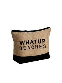 一套女士沙滩手提包，帆布沙滩包，适合婚礼、生日、节日等场合，是送给女性、妈妈、老师、朋友、伴娘、学生、返校季的绝佳礼物，大容量，旅行手提包，适合度假、周末出行，个性化生日礼物，附赠围巾 - 彩色 - 查看 17