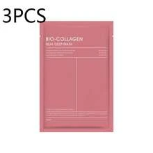 1/3/5/10片装胶原蛋白睡眠面膜，面部护理，保湿，提亮肤色，面膜，晒后修复，减少皱纹，护肤，焕发光彩，减少皱纹，提升弹性和光泽！适合所有肤质。