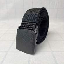 Thắt lưng nylon chống dị ứng Unisex - Khóa trơn, Nhiều màu (Đen, Xám, Xanh navy, Cà phê, Xanh lá cây, Kaki) | Thắt lưng siêu bền, không gây dị ứng, Thích hợp mặc thường ngày, trang trọng, ngoài trời và hàng ngày | Thắt lưng Unisex bền và thoải mái | Thích hợp đi học, đi làm, du lịch, thể thao, làm quà tặng Giáng sinh, Halloween | Khóa vuông, Dễ vệ sinh, Nhiều màu sắc phù hợp với mọi tông da sáng, Thắt lưng cỡ lớn - Khóa vuông - Xem 13