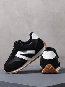 New Style Kids/Students Casual Fashion Sneakers, Suitable For All Seasons - Black - View 4