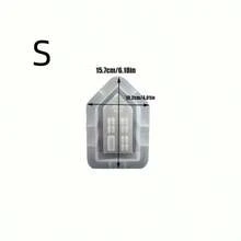 DIY Resin Mold - House Shaped Silicone Mold, Large/Medium/Small Hollow House Candle Holder Plaster Cement Mold, Hollow Heart House Candle Holder Storage Display Mold - White - View 13