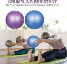 Pelota Pilates Pelota de Yoga 25 cm Paquete de 2 Pelota de Pilates Peque?a Mini Pelota para Yoga,Pilates,Ejercicio,Deportes de Interior,Fitness,Deporte Antideslizante Pilates Ball - albaricoque - Ver 4