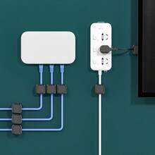 1 pieza, Clips magnéticos para cables, Fijadores de cables, Gestión de cables debajo del escritorio, Fijadores de cables autoadhesivos, Organizadores, Escritorio, Sin clavos, Autoadhesivo, Hebilla, Bridas para cables, Almacenamiento, Enrollado de cables, Organizador de cables magnético, Clips de fijación de enchufes, Clips organizadores, Excelente almacenamiento de escritorio y almacenamiento de cables.