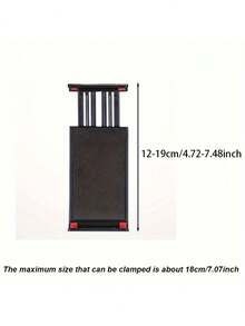 吉他耳机夹手机支架，直播三脚架夹桌面乐谱架，360°旋转吉他手机支架，兼容、安卓手机，送给家人和朋友的生日礼物 - 平板夾 - 查看 5