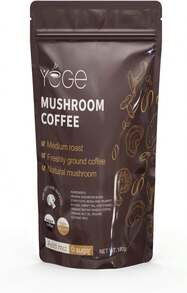 Mushroom Coffee, Instant Organic Mushroom Coffee With Cordyceps, Reish, King Trumpet, Shitake, Turkey Tail, Lions Mane For Energy, Focus, Positive Mood &Amp; Immune Support (30 Servings) - Tên hương vịA - Xem 1