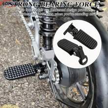 1 Paar LOMILD Aluminium-Legierung Fahrradpedale - rutschfeste Schnellverschluss-Hinterradpedale mit strukturiertem Griff, robustes, leichtes Design, geeignet für Falträder, Mountainbikes und E-Bikes - sicherer Sitz und einfache Montage, Mountainbike-Zubehör, E-Bike-Upgrade, stilvolle Metalloberfläche, stabile Konstruktion