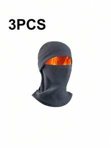 1 件冬季拉法帽面罩头套，保暖头套颈套，全脸防护防风保暖面罩，骑行、摩托车配件、滑雪和训练户外活动，女士男士面罩头套，适合寒冷天气 - 彩色 - 查看 13