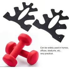 Dumbbell Rack, 3 Tier 20kg Bearing Dumbbell Rack PP Weight Stand Holder Easy Assembly Fitness Equipment Indoors Exercise