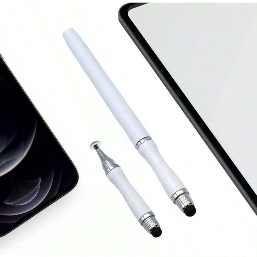 Vmingo Lapiz Optico Pluma Stylus Celular Tablet Pc Pantalla Touch Cintura Blanco - Blanco - Ver 1