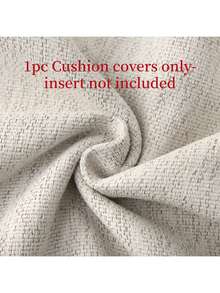 1个（不含枕芯）黑色雪尼尔抱枕套，设计优雅，柔软奢华，适用于沙发、床和家居装饰，圣诞抱枕套