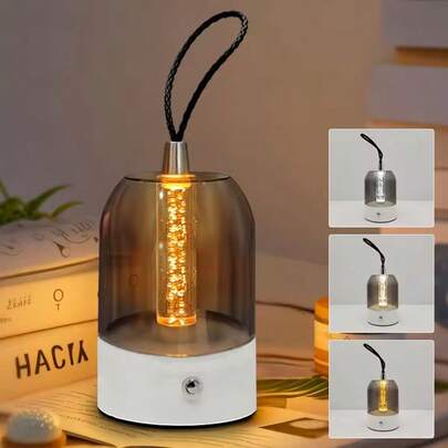 Touch Switch Atmosphere Light, Creative Bubble Table Lamp, Rechargeable Comfortable Camping Lamp, Suitable For Bedroom, Living Room, Dining Table, Camping, Multiple Scene Atmosphere Decoration