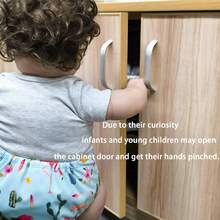 1/5/10/15 Stück Kindersicherung, Kunststoff Schranksicherung, ohne Bohren, Baby Sicherung für Schubladen, Kühlschrankschloss, Schranktürschloss, quetschsicher