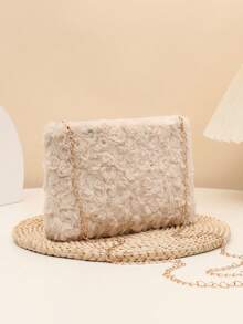 Mini Furry Shoulder Crossbody Bag
