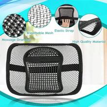 Mesh Back Support, Mesh Lumbar Support Cushion Flow Chair Back Support With Elastic Strap Back Rest Home Office Chair Car Back Pain Relief - 2 Pack - View 7