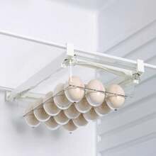 Refrigerator Egg Storage Box Drawer Style Food Fruit Egg Rack Egg Holder Household Plastic Fresh-Keeping Box