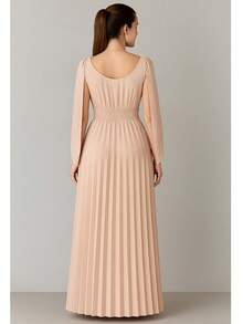Women Dresses - Beige - View 2