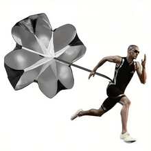 1 Stück Widerstandsfallschirm, multifunktionales Geschwindigkeitstrainingsgerät für Fitness, geeignet für alle Altersgruppen, strapazierfähiges Polyestermaterial, verbessert Rumpfkraft und Beweglichkeit