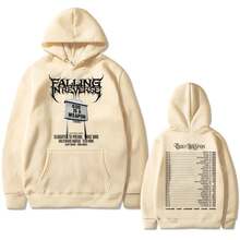 Streetwear Hoodie Print Graphic Sweatshirt-Famous Rock Band Falling In Reverse World Tour 2025 Hoodie Men Women Casual Oversized Sweatshirt Male Gothic Vintage StreetwearBack To School Hoodie Teen, A Great Gift For Your Boyfriend(Note: This Is Not A Real-Time Program List!) - 紅色 - 查看 7