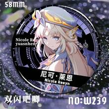 1pc & Song Of The Welkin Moon Character Merchandise - Song Of The Welkin Moon PV Character Badges (Fatui, Frostbearer, Witches, Knights Of Favonius, Abyss Order, Treasure Hoarders, Snezhnayan Sprites, Adventurers' Guild, Birthday Gift, Holiday Gift, Christmas Gift) - Multicolor - View 7