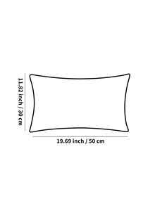 1 件纯色条纹灯芯绒面料抱枕套，现代简约风格涤纶矩形靠垫套，适合客厅家居使用