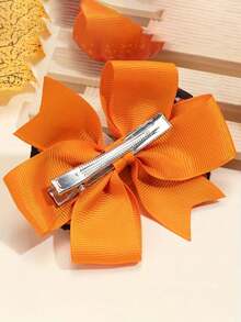 1pc Thanksgiving Corn Candy Hair Clip, Mixed Color Design, Polyester Material, Cute Autumn Hair Accessory, Fashion For Party, Suitable For Teenagers, Girls Costume Accessory, Autumn/Winter Season