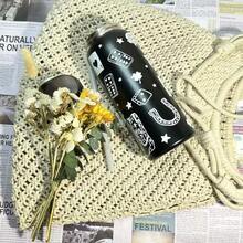 Original 24Oz/32Oz Limited Edition Water Bottle, Sports Water Bottle, Leakproof With Pop-Up Lid, Available In A Variety Of Colors, A Water Bottle Designed For Water Drinkers, Suitable For Fitness, Running, School, Halloween, Thanksgiving Day, Christmas Day Gifts, Gift For Her, New Fashion Women Water Bottle For Women - 32Oz - View 2