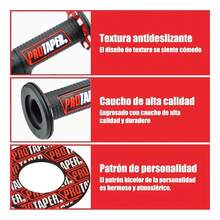 Motorcycle Handlebar Covers Non-Slip Wear-Resistant Grips For 7/8 Motorcycle Excellent Grip Stunt Cross - Orange - View 5