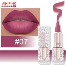 AINIPINK 2pcs (07#+08#) Matte Lipstick Lip Gloss, Waterproof , Easy To Apply, Does Not Fade, Does Not Stick To The Cup, Sweat-Proof, Convenient To Carry, Beautiful Gift, Daily Makeup, Festival Makeup, Universal Color Makeup - Multicolor - View 6