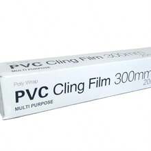 Poly Wrap PVC Cling Film 300MM X 20M Multi-Purpose Clear Wrap For Specific Uses - Default - View 2