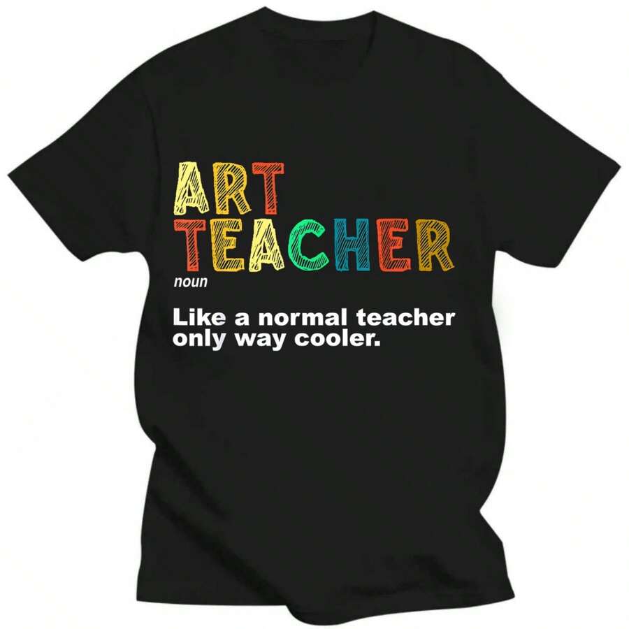 Art Teacher Design For Men Women Artist Teaching Art School - 黑色 - 查看 1
