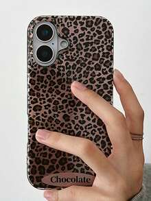 Luxury Cute Leopard Print Ombre Phone Case Compatible With IPhone 17 Pro Max 17 Pro 17 Air 16 15 14 Plus 13 12 11 Pro Max Glacier Pattern Gradient Shockproof Cover Shell - Small Leopard Print - View 5