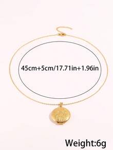 Camhanno Dây chuyền mặt dây chuyền khắc họa tiết hoa bằng thép không gỉ thời trang tinh tế dành cho hẹn hò, tiệc tùng và đi làm hàng ngày, một món quà hoàn hảo để lưu giữ những kỷ niệm quý giá - Nhiều màu - Xem 6